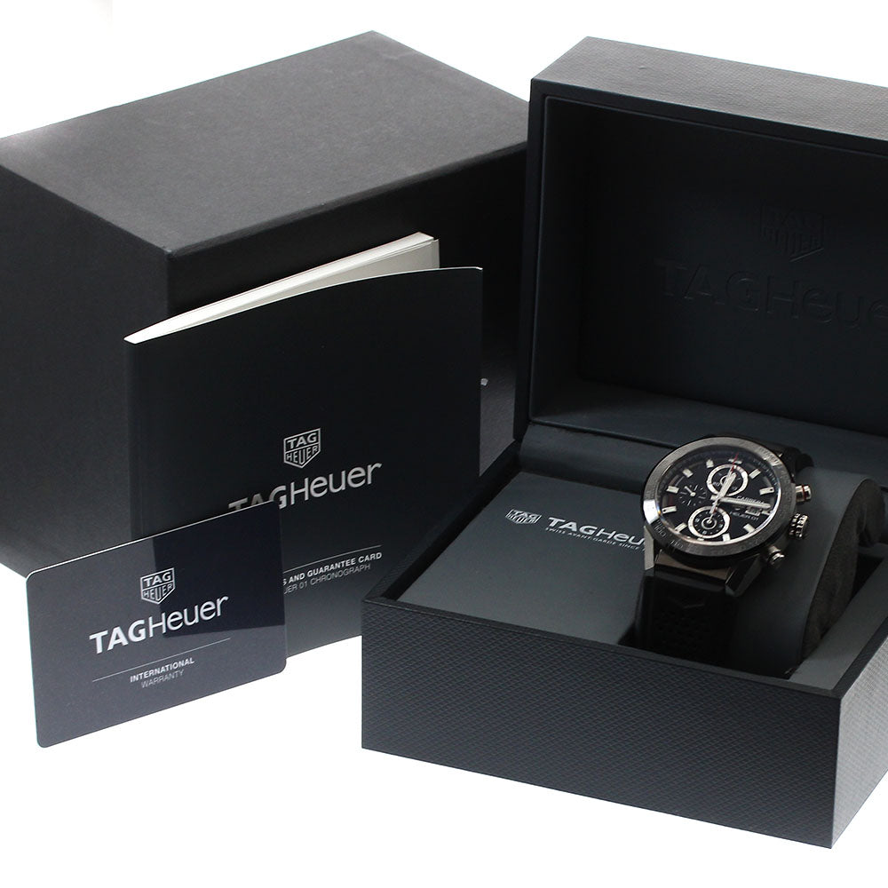 TAG HEUER Carrera Caliber Heuer 01 CAR201Z-0 Date Automatic Men's Watch_914535