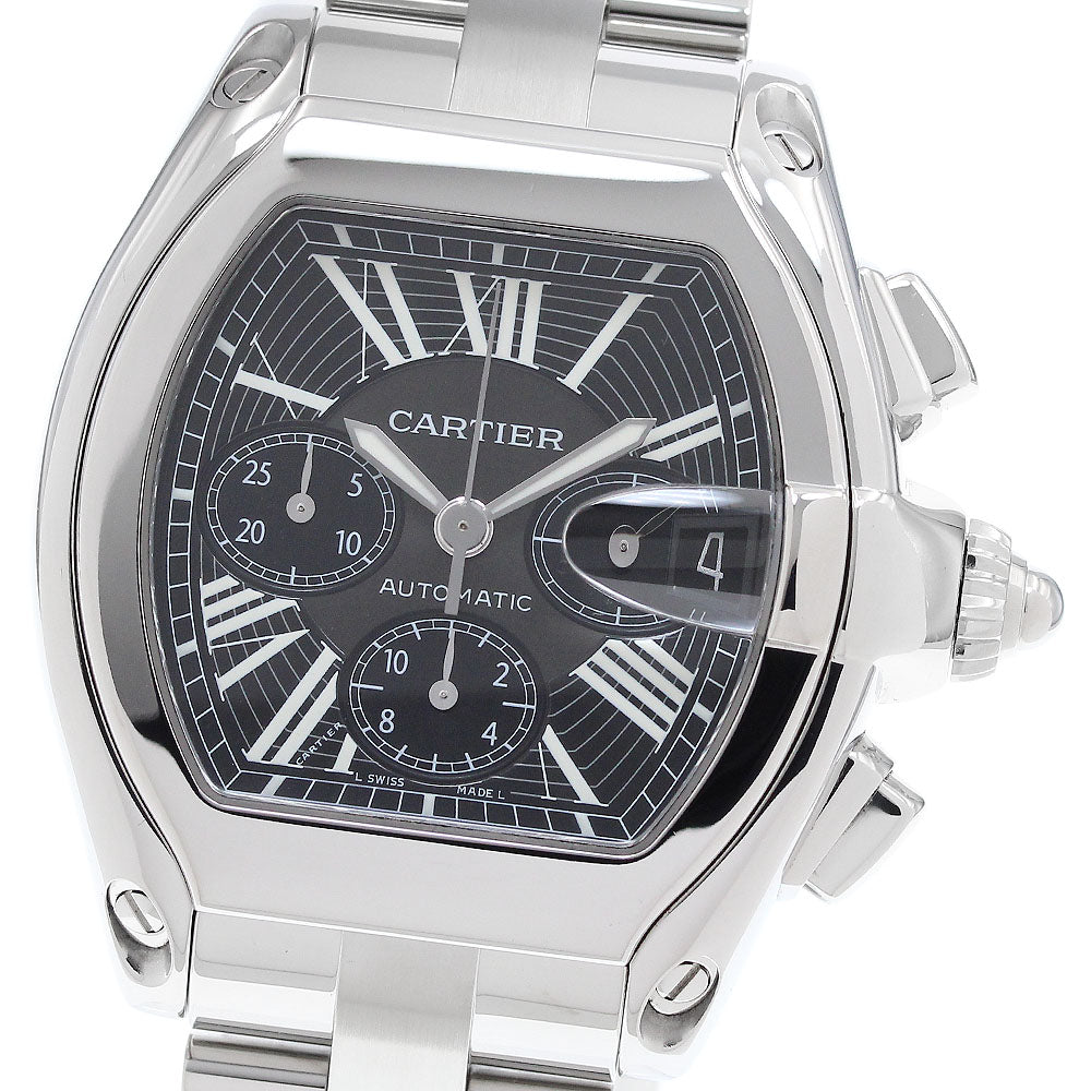 CARTIER Roadster Chronograph XL W62020X6 black Dial Automatic Men's Watch_914548
