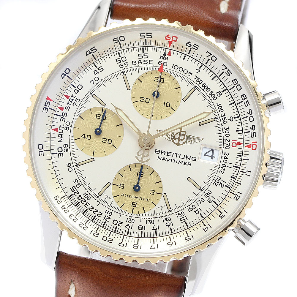 BREITLING Old Navitimer D13022 Chronograph K18YGBezel AT Men's Watch_914583