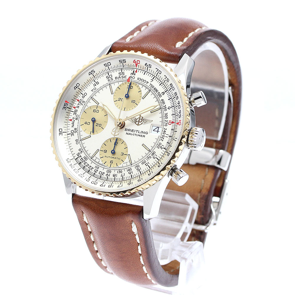 BREITLING Old Navitimer D13022 Chronograph K18YGBezel AT Men's Watch_914583