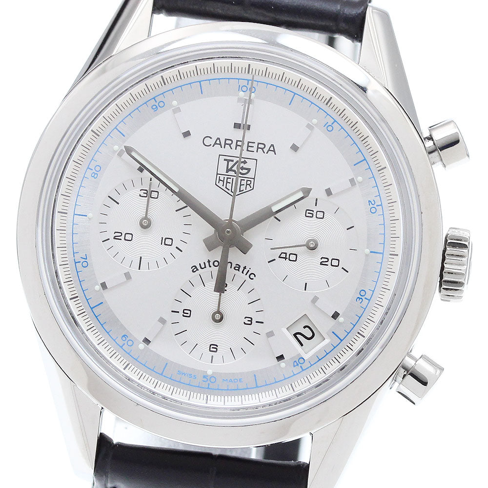 TAG HEUER Carrera CV2110-0 Chronograph Silver Dial Automatic Men's Watch_914598