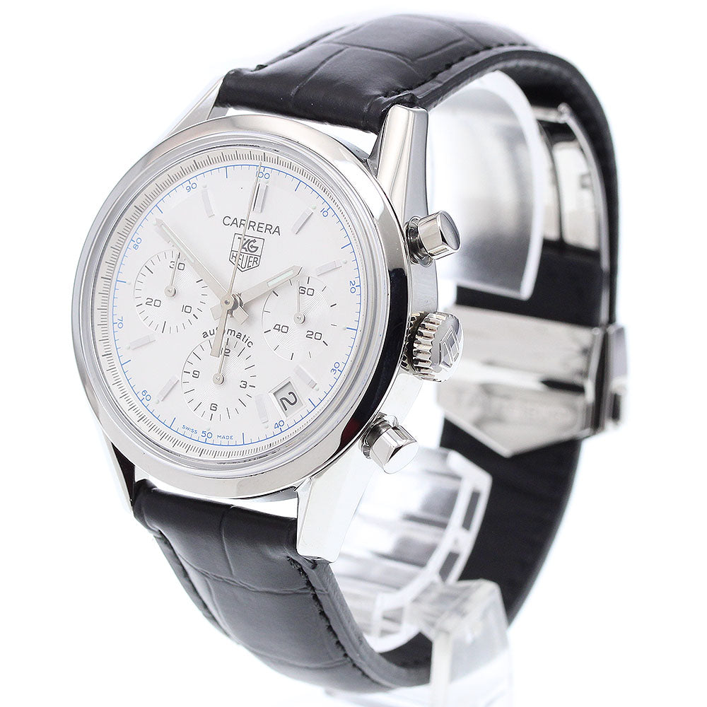 TAG HEUER Carrera CV2110-0 Chronograph Silver Dial Automatic Men's Watch_914598
