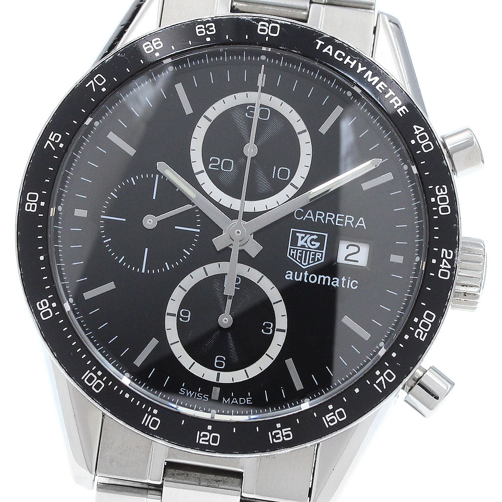 TAG HEUER Carrera CV2010.BA0794 Chronograph black Dial Automatic Men's_914606