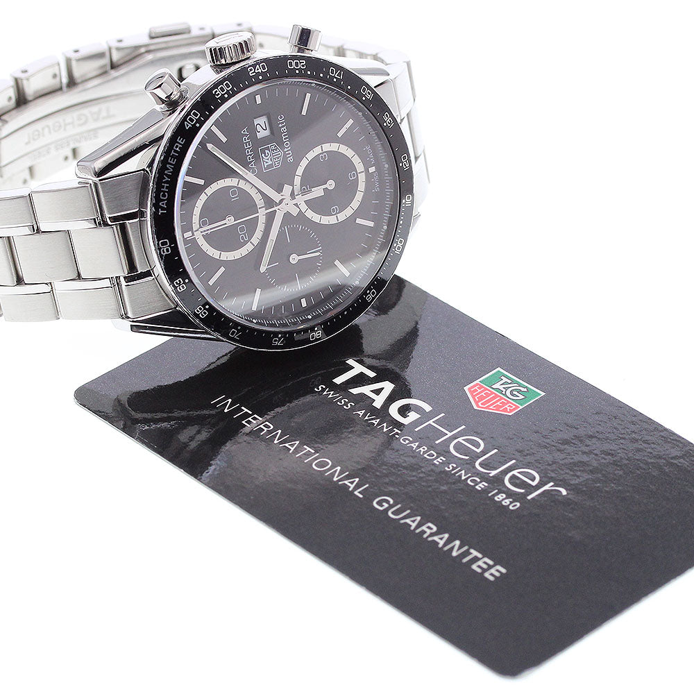 TAG HEUER Carrera CV2010.BA0794 Chronograph black Dial Automatic Men's_914606