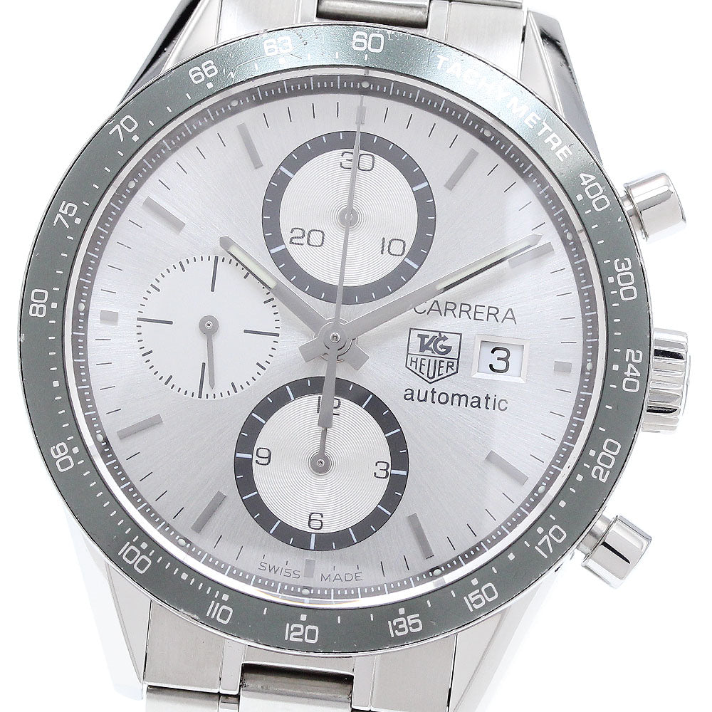 TAG HEUER Carrera CV2011 Chronograph Silver Dial Automatic Men's Watch_914608