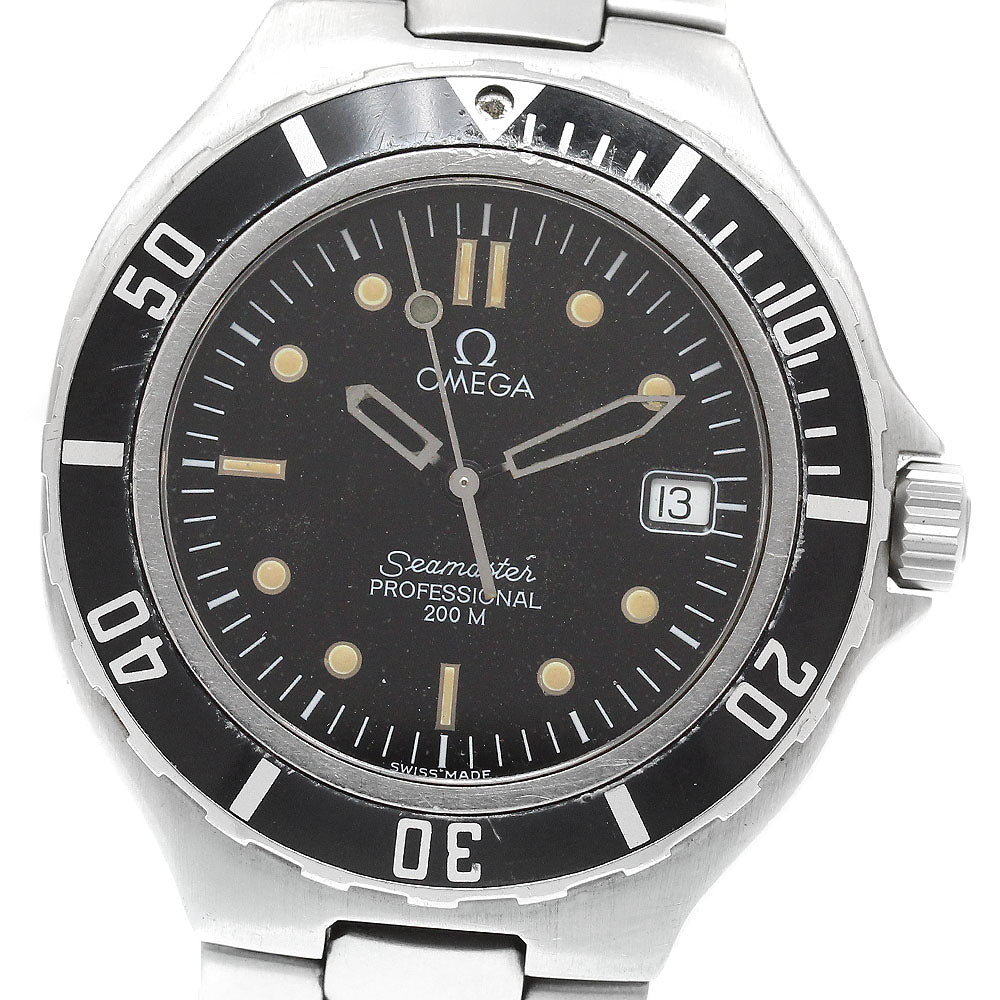 OMEGA Seamaster 200 Date black Dial Quartz Men's Watch_914625