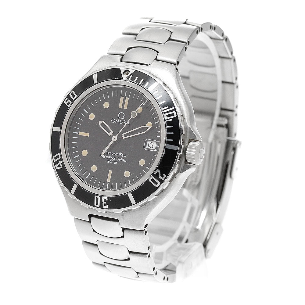 OMEGA Seamaster 200 Date black Dial Quartz Men's Watch_914625