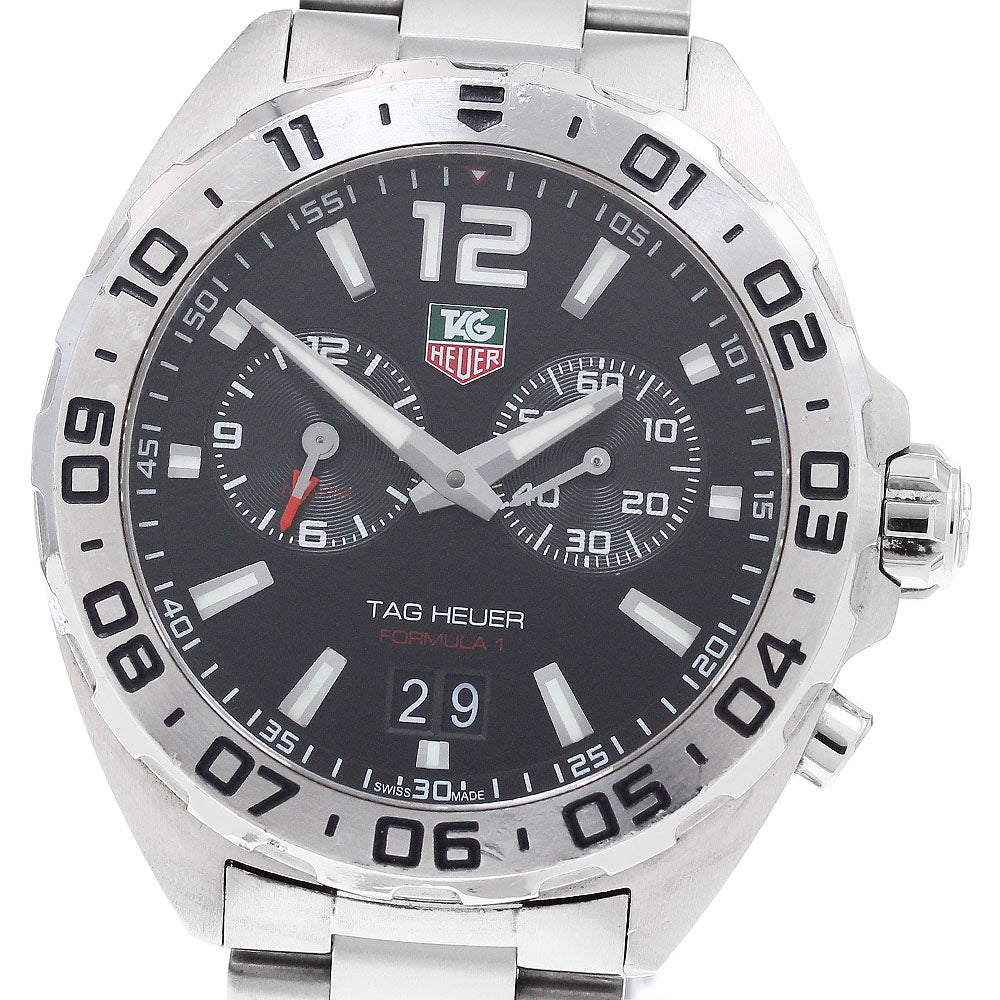 TAG HEUER Formula 1 WAZ111A alarm black Dial Quartz Men's Watch_914652