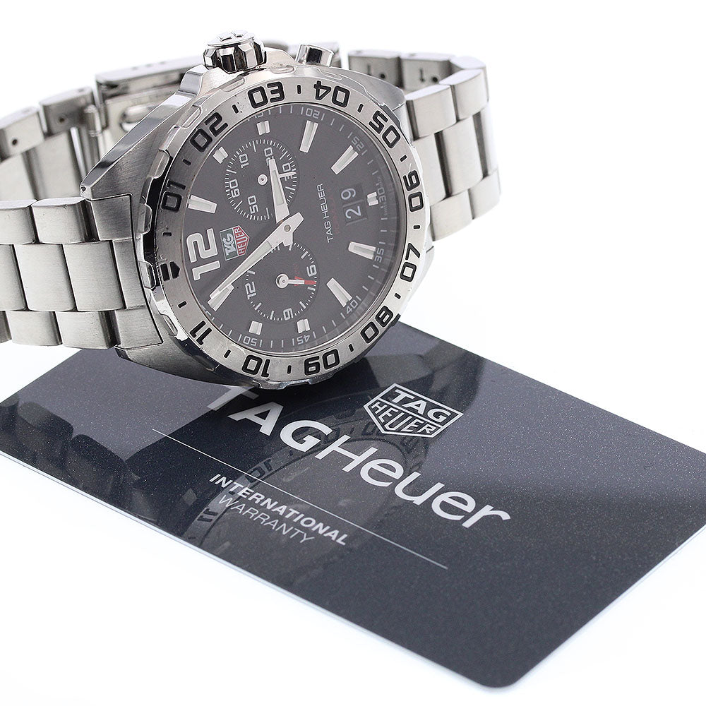 TAG HEUER Formula 1 WAZ111A alarm black Dial Quartz Men's Watch_914652