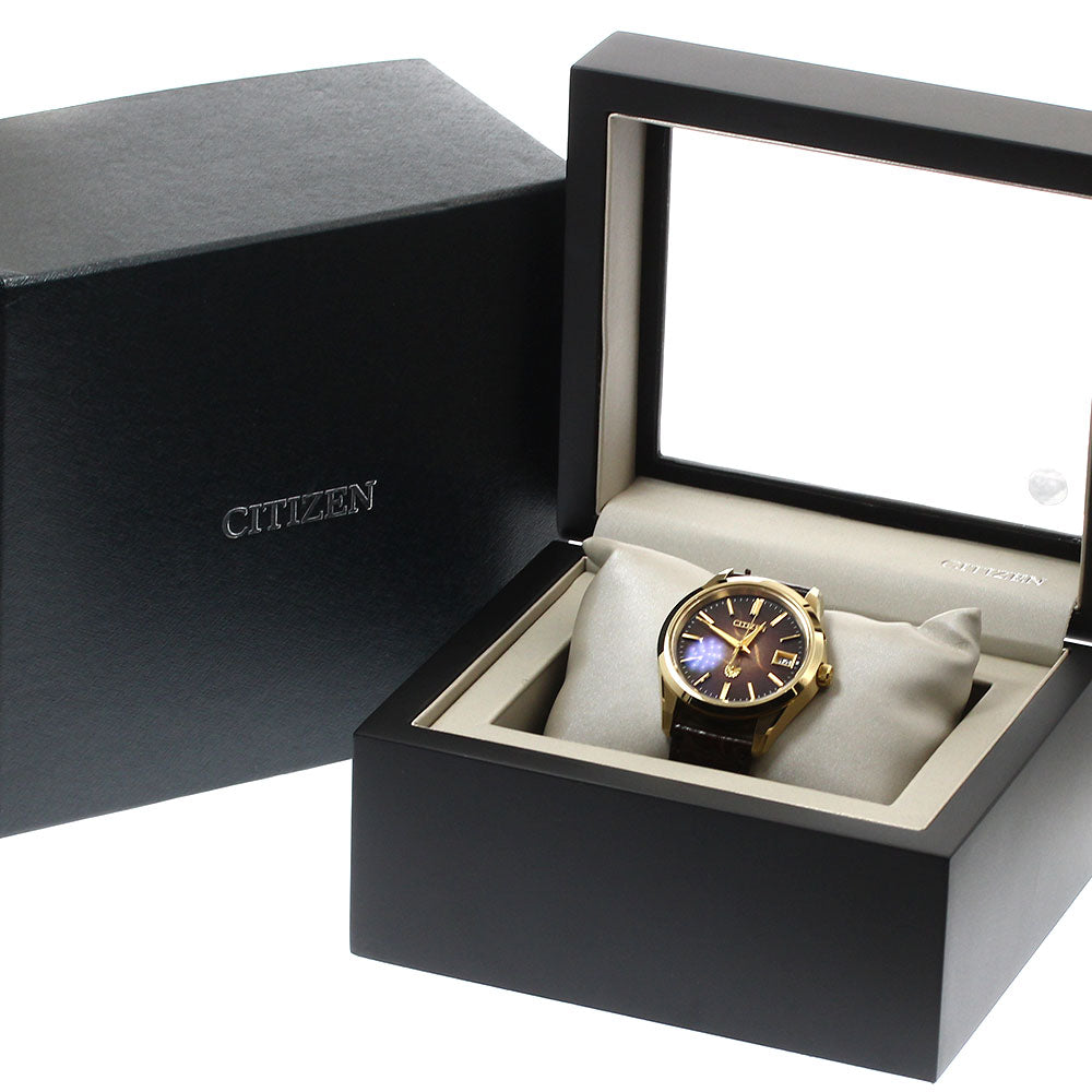 CITIZEN The Citizen Ayanishiki AQ4102-01X/A060-T027610 Limited to 250 pieces, Tosa Washi dial Eco Drive Brown Dial Solar Powered Men's Watch_914654