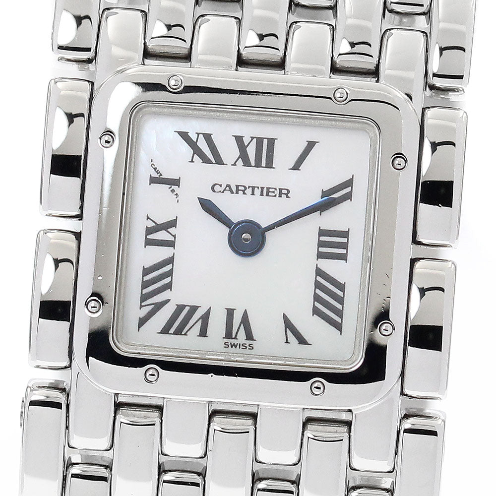CARTIER PANTHERE Ribbon W61001T9 White shell dial White shell Dial Quartz Ladies Watch_914663