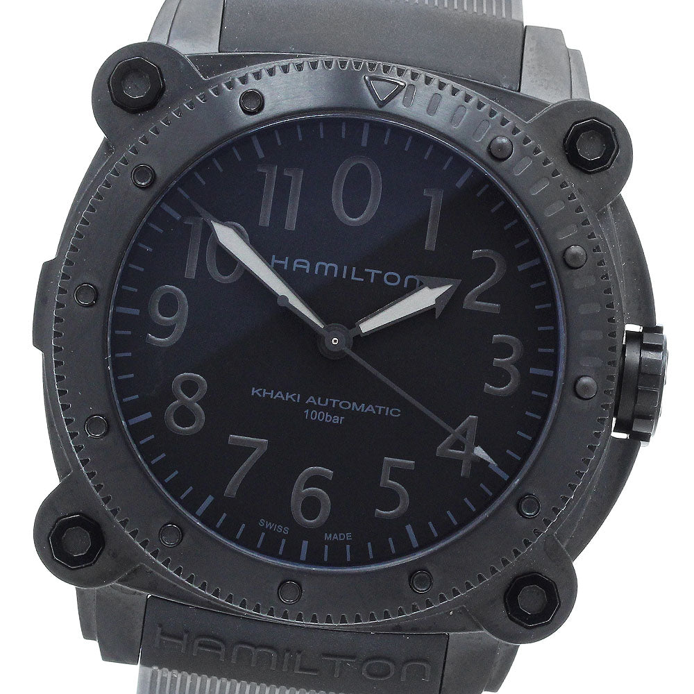 HAMILTON Khaki Below Zero H785050 black Dial Automatic Men's Watch_914671