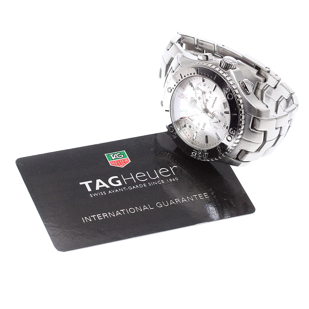TAG HEUER Link CJ1111.BA0576 Chronograph Silver Dial Quartz Men's Watch_914675