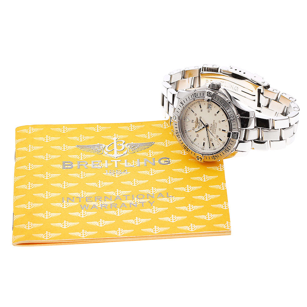 BREITLING Colt Ocean A17350 Date Silver Dial Automatic Men's Watch_914685