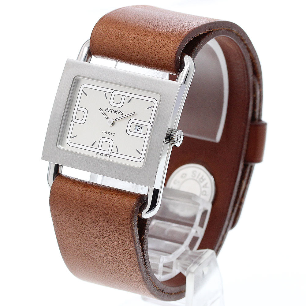 HERMES Valenia BA1.510 Date Silver Dial Quartz Ladies Watch_914687
