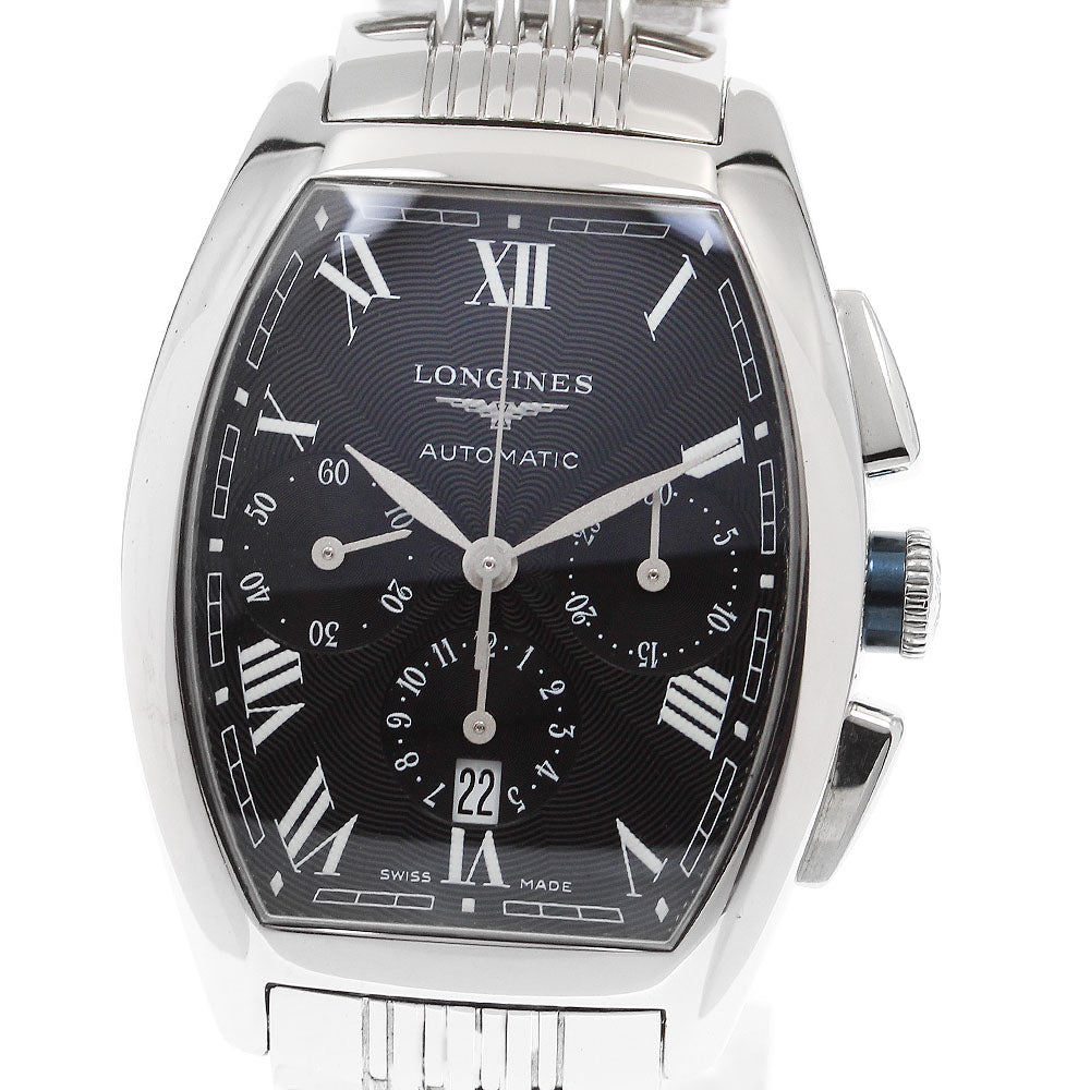 LONGINES Evidenza L2.156.4 Chronograph black Dial Automatic Men's Watch_914688