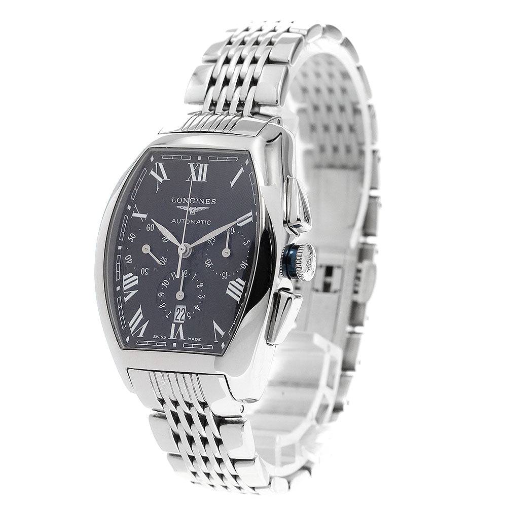 LONGINES Evidenza L2.156.4 Chronograph black Dial Automatic Men's Watch_914688