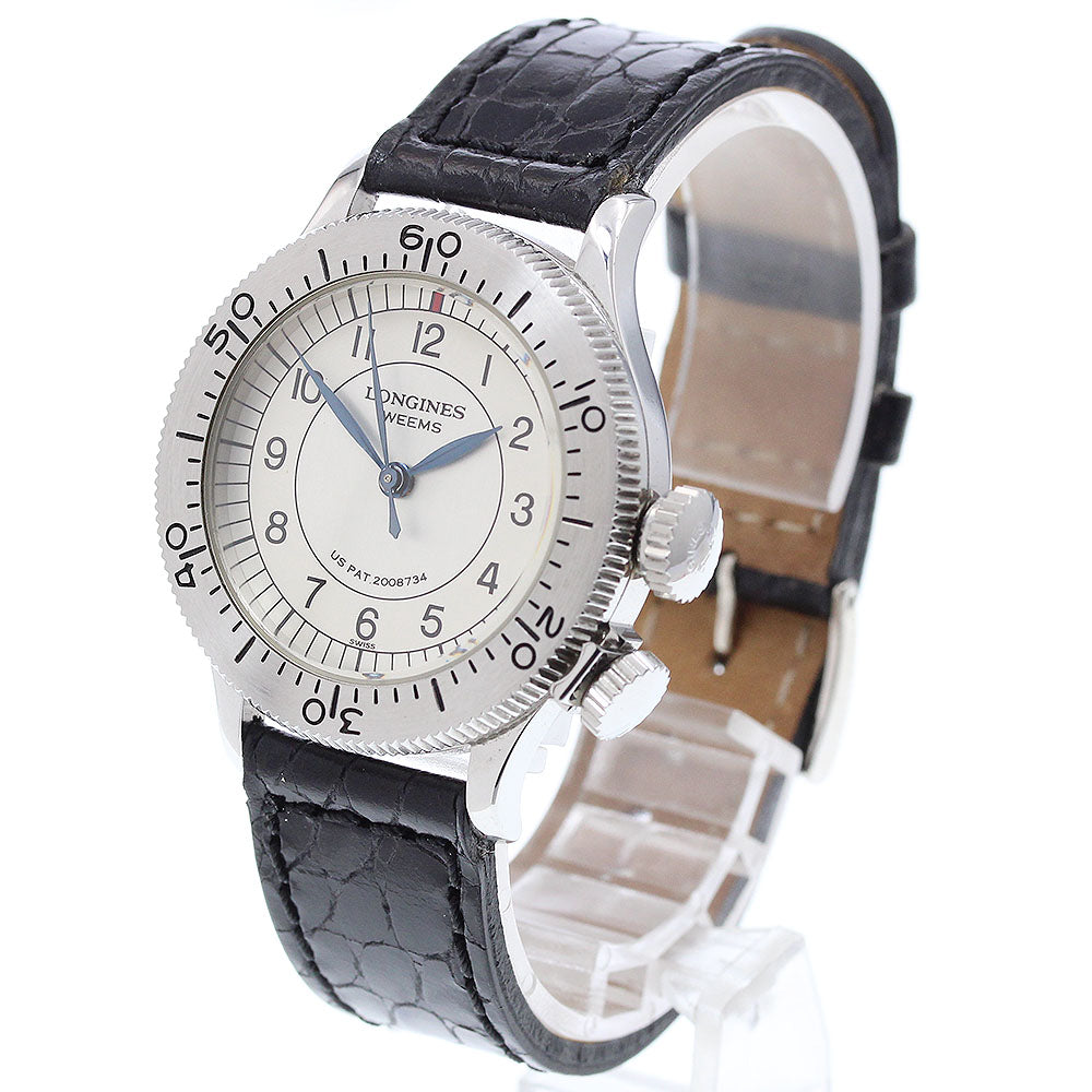 LONGINES weems pilot L2.606.4 Limited to 1000 Silver Dial Hand Winding Men's Watch_914689