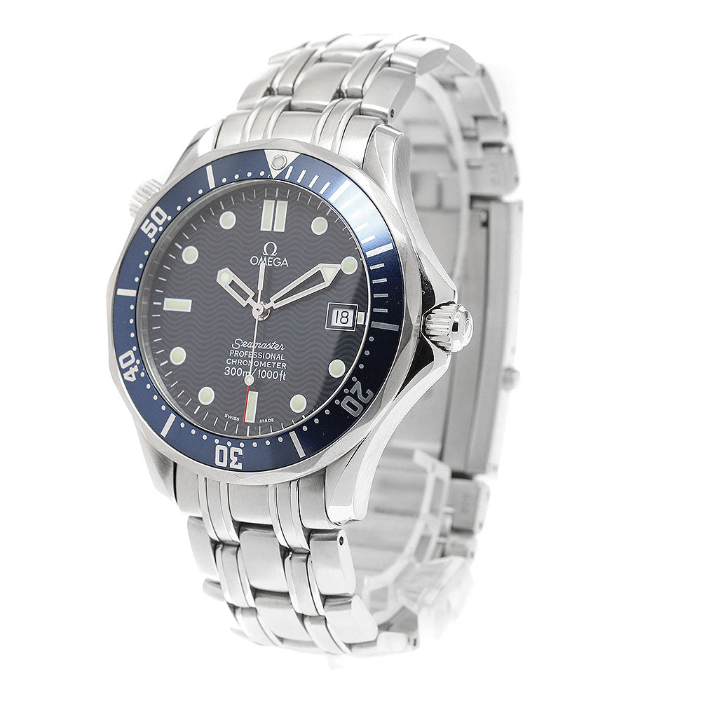 OMEGA Seamaster300 2531.80 Date Navy Dial Automatic Men's Watch_914695