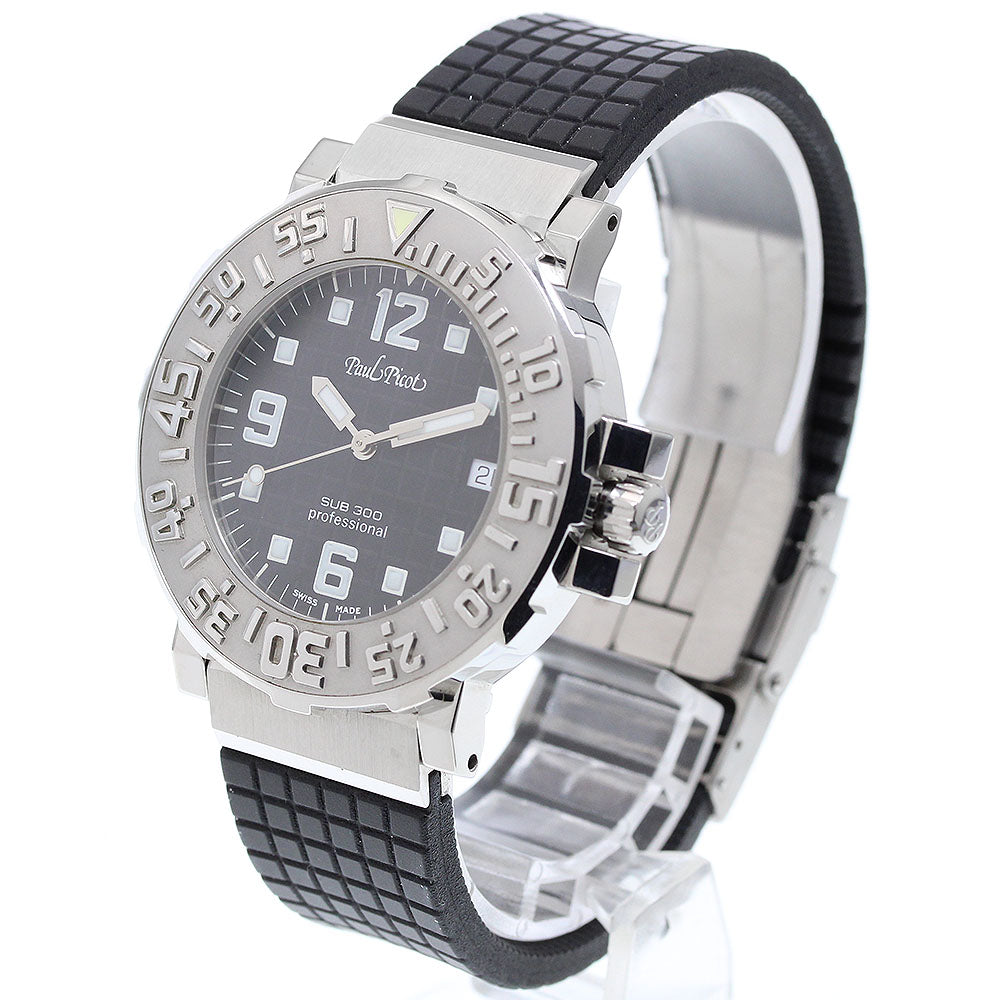 PaulPicot Le plongeur C Type 4020 Date black Dial Automatic Men's Watch_914697