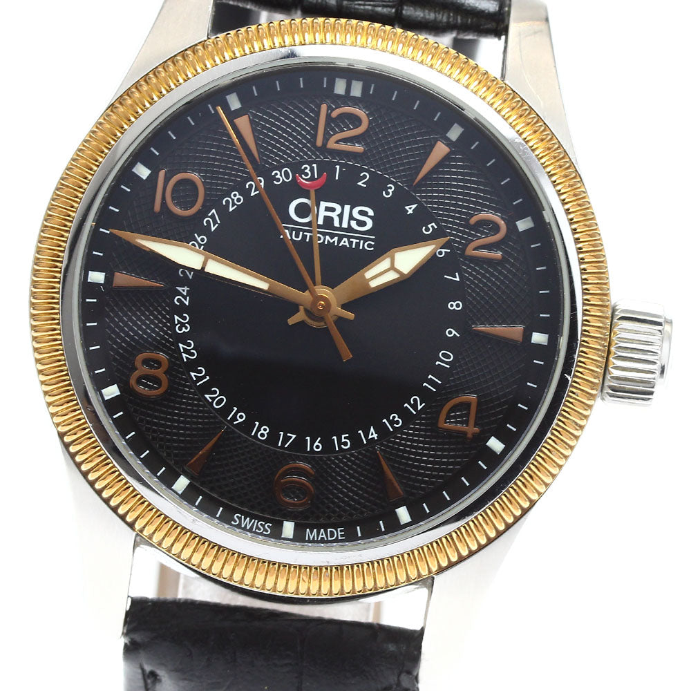 ORIS Big crown 01 754 7679 4364-07 Pointer date black Dial Automatic Men's Watch_914702