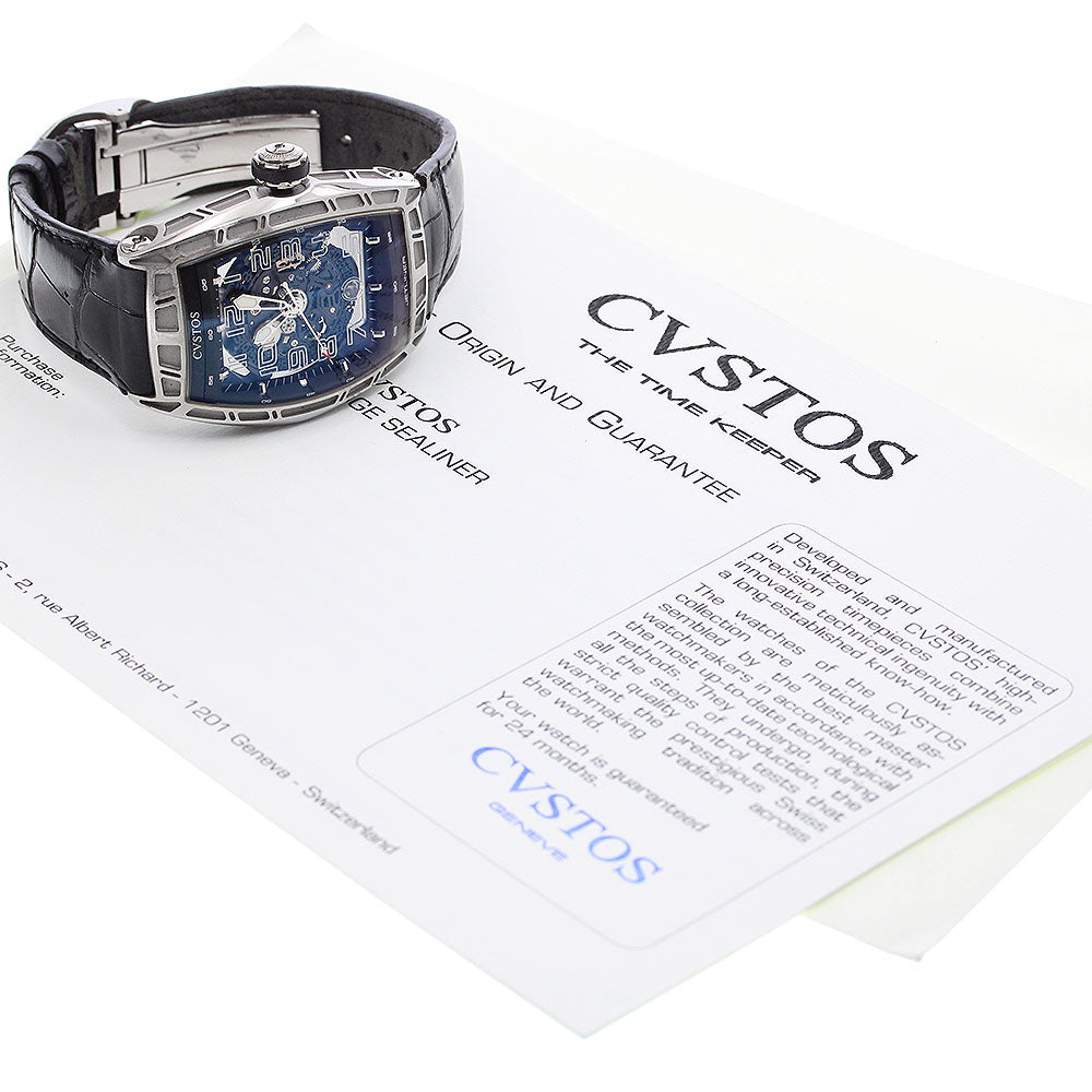 CVSTOS Challenge Jetliner CVT-JET-SL-ST skeleton Dial Automatic Men's Watch_914706