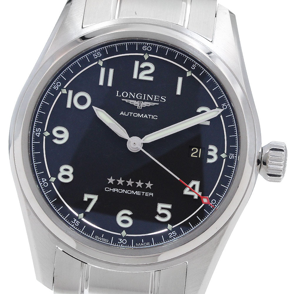 LONGINES Spirit L3.811.4 Chronometer Date black Dial Automatic Men's_914711