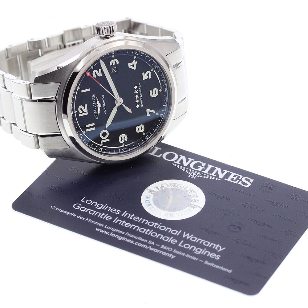 LONGINES Spirit L3.811.4 Chronometer Date black Dial Automatic Men's_914711
