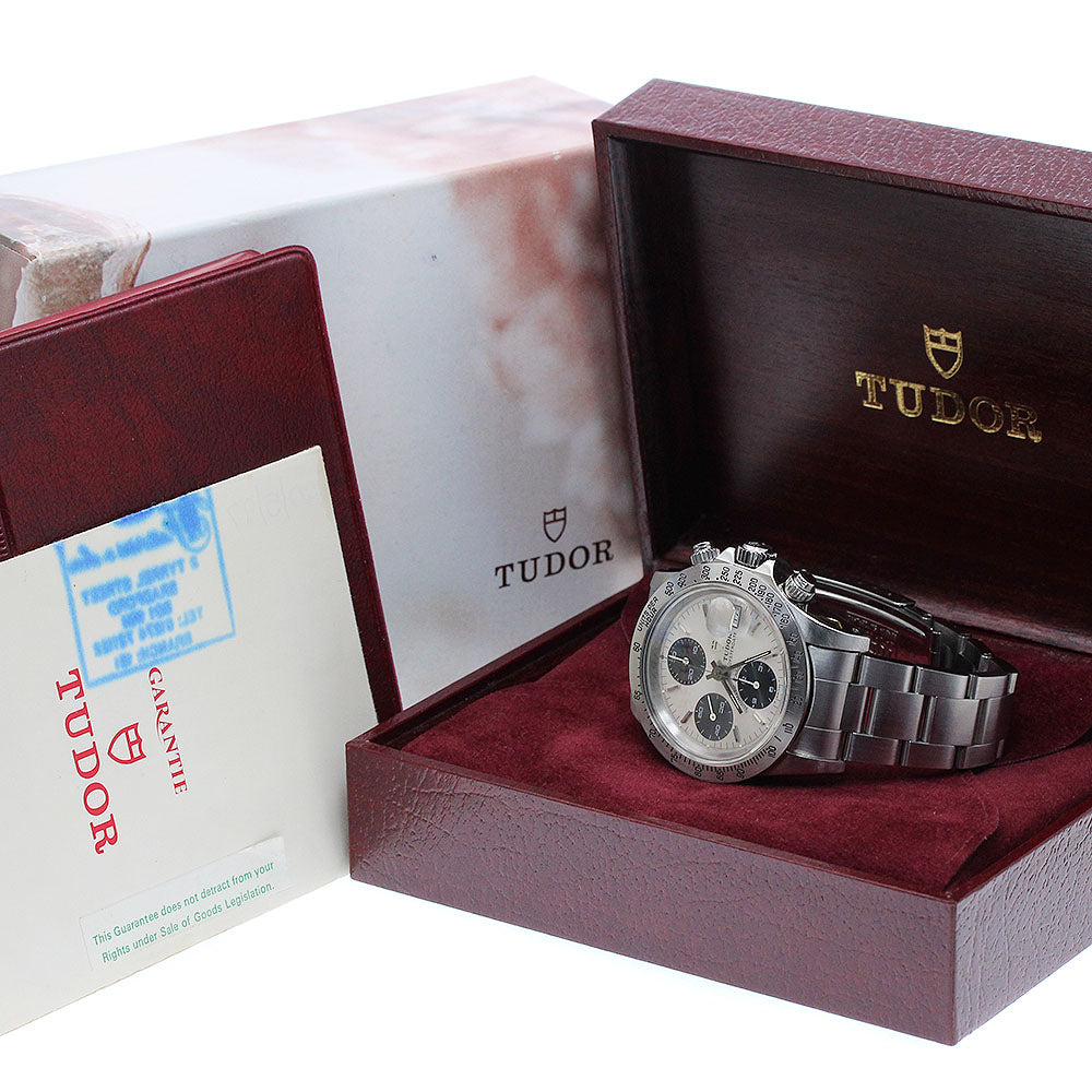 TUDOR Oyster Date Chronotime 79180 Silver / Black Dial Auto Men's Watch_914731