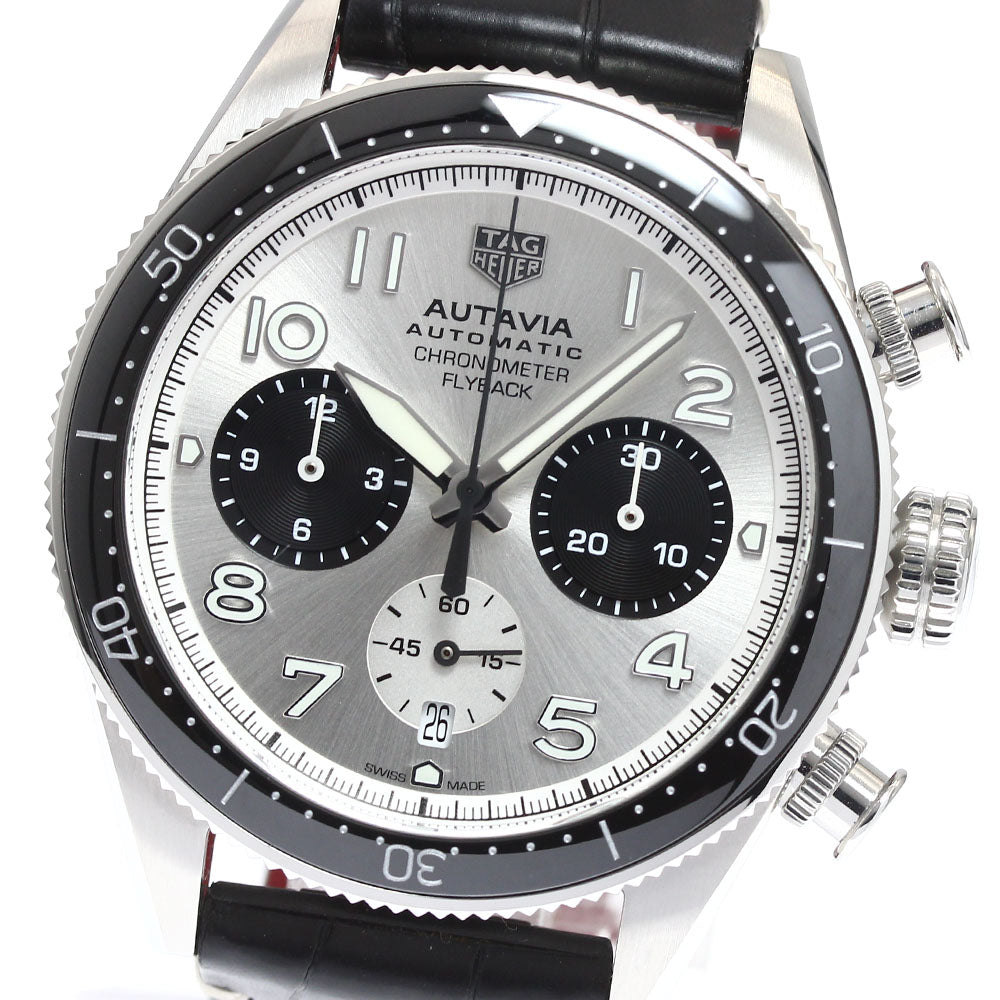 TAG HEUER Otavia CBE511B.FC8279 60th Anniversary Flyback Chronograph Silver Dial Automatic Men's Watch_914741