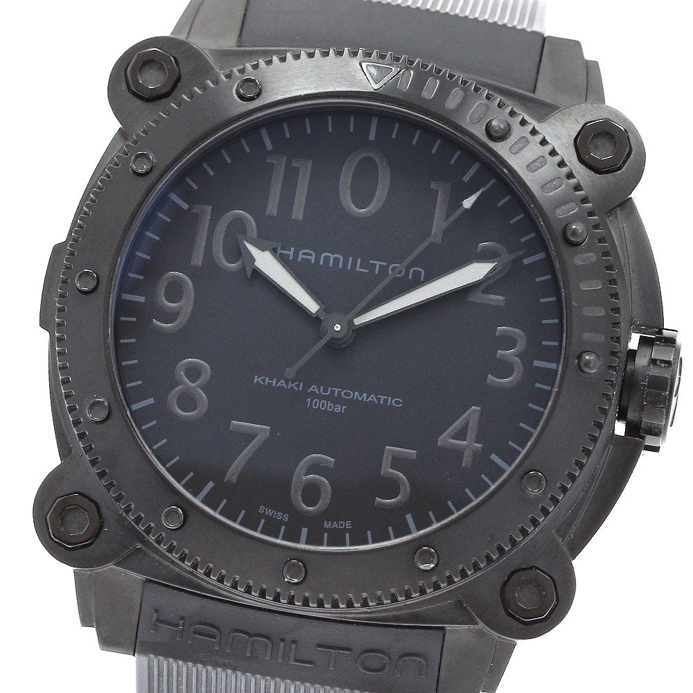 HAMILTON Khaki Below Zero H785050 black Dial Automatic Men's Watch_914753