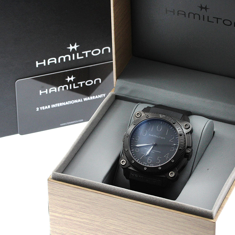 HAMILTON Khaki Below Zero H785050 black Dial Automatic Men's Watch_914753