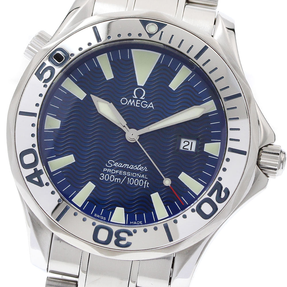 OMEGA Seamaster 300 2265.80 Date blue Dial Quartz Men's Watch_914759