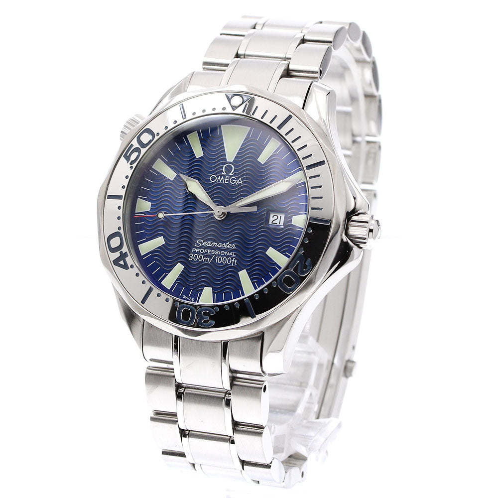 OMEGA Seamaster 300 2265.80 Date blue Dial Quartz Men's Watch_914759