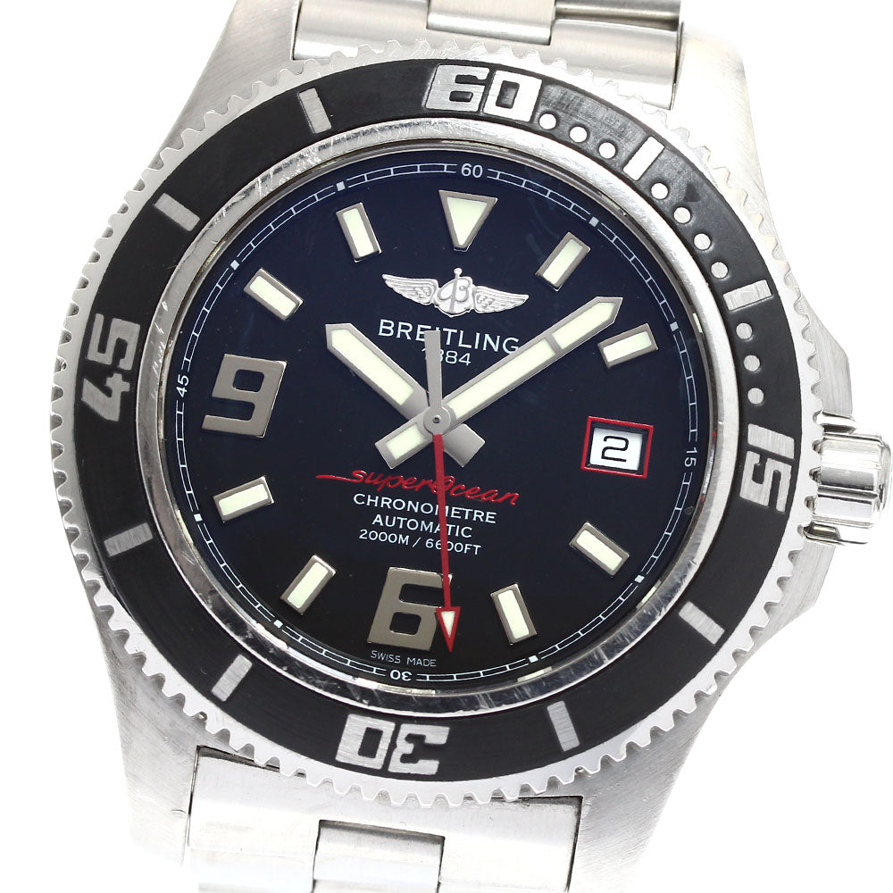 BREITLING Super Ocean 44 A17391 Date black Dial Automatic Men's Watch_914761