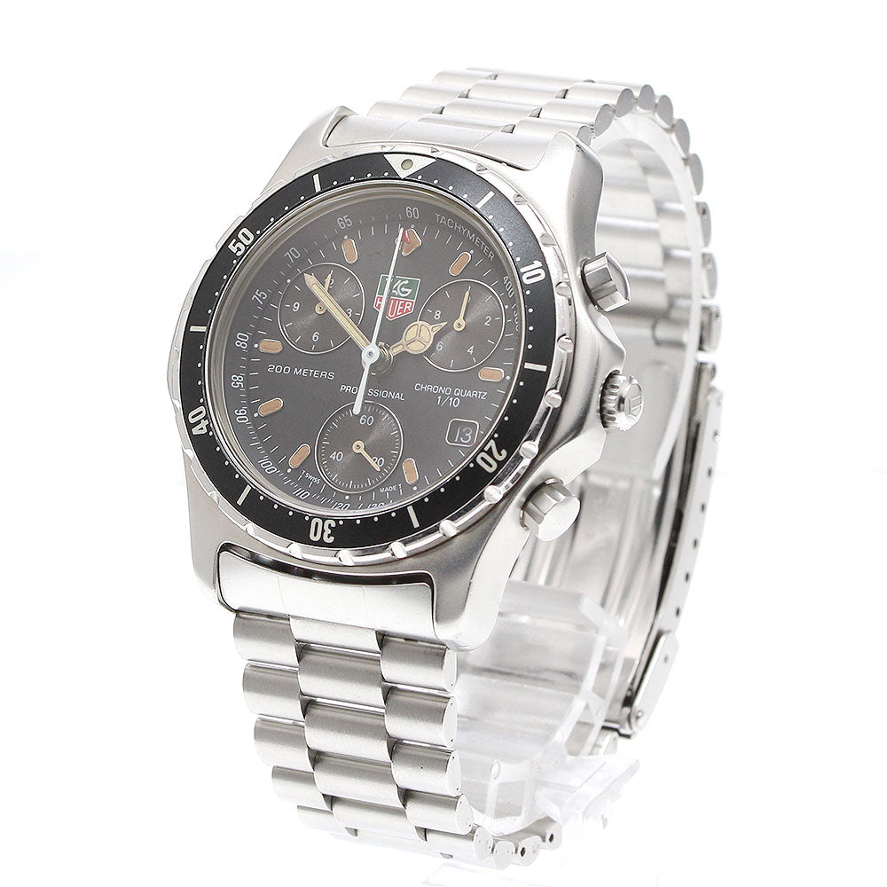 TAG HEUER professional 570.206 Date Chronograph black Dial Quartz Men's_914772