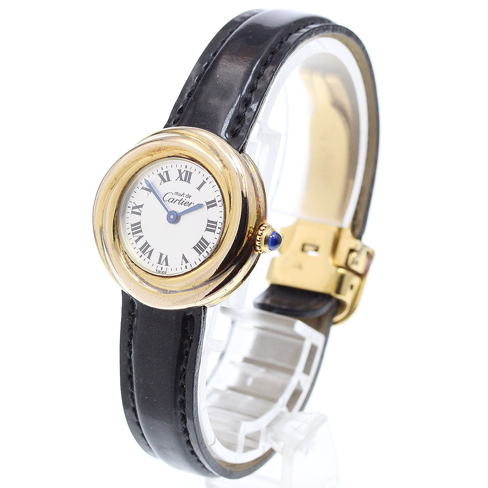 CARTIER Must Trinity W1010644 Silver Dial Quartz Ladies Watch_914775