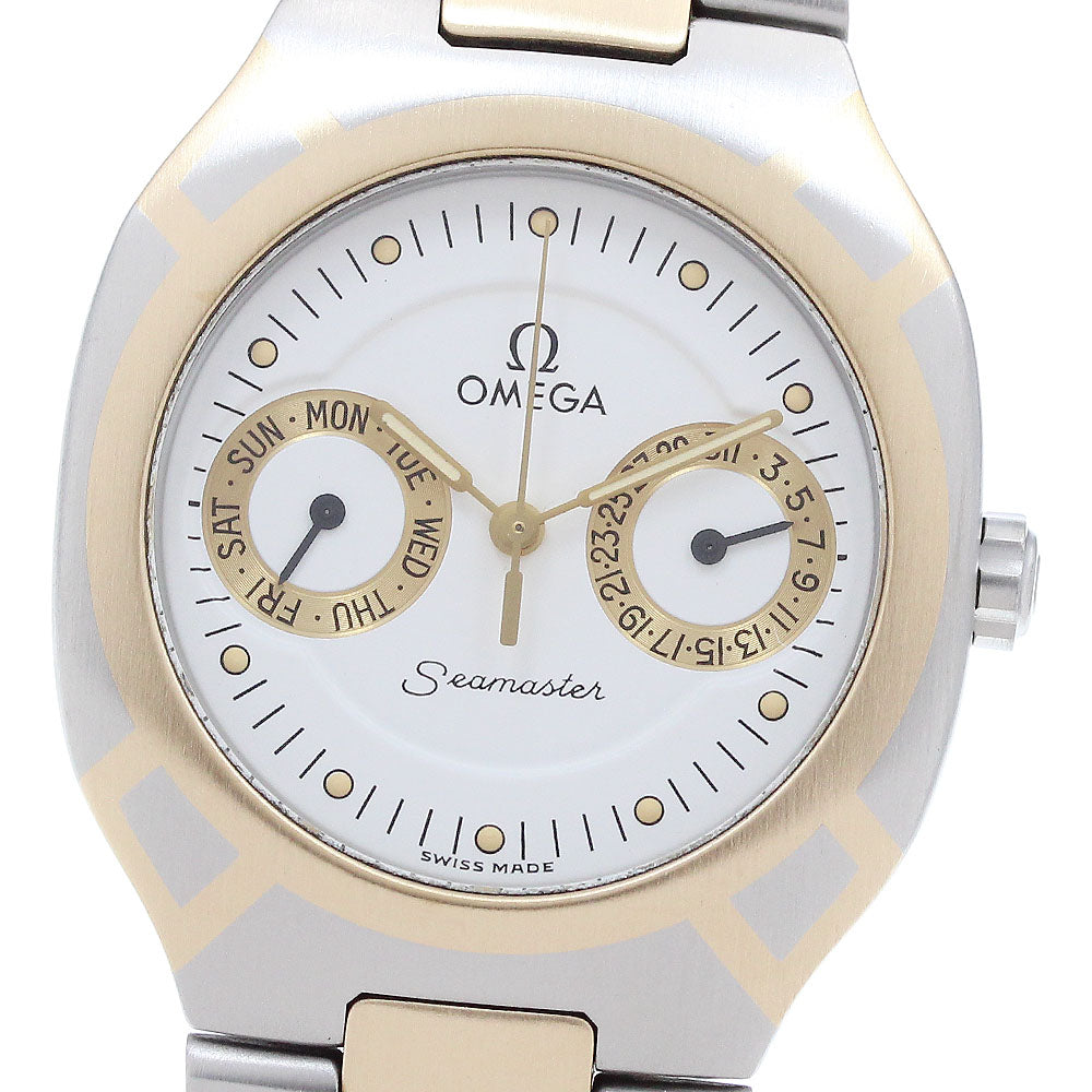 OMEGA Seamaster Polaris Day date white Dial Quartz Men's Watch_914794