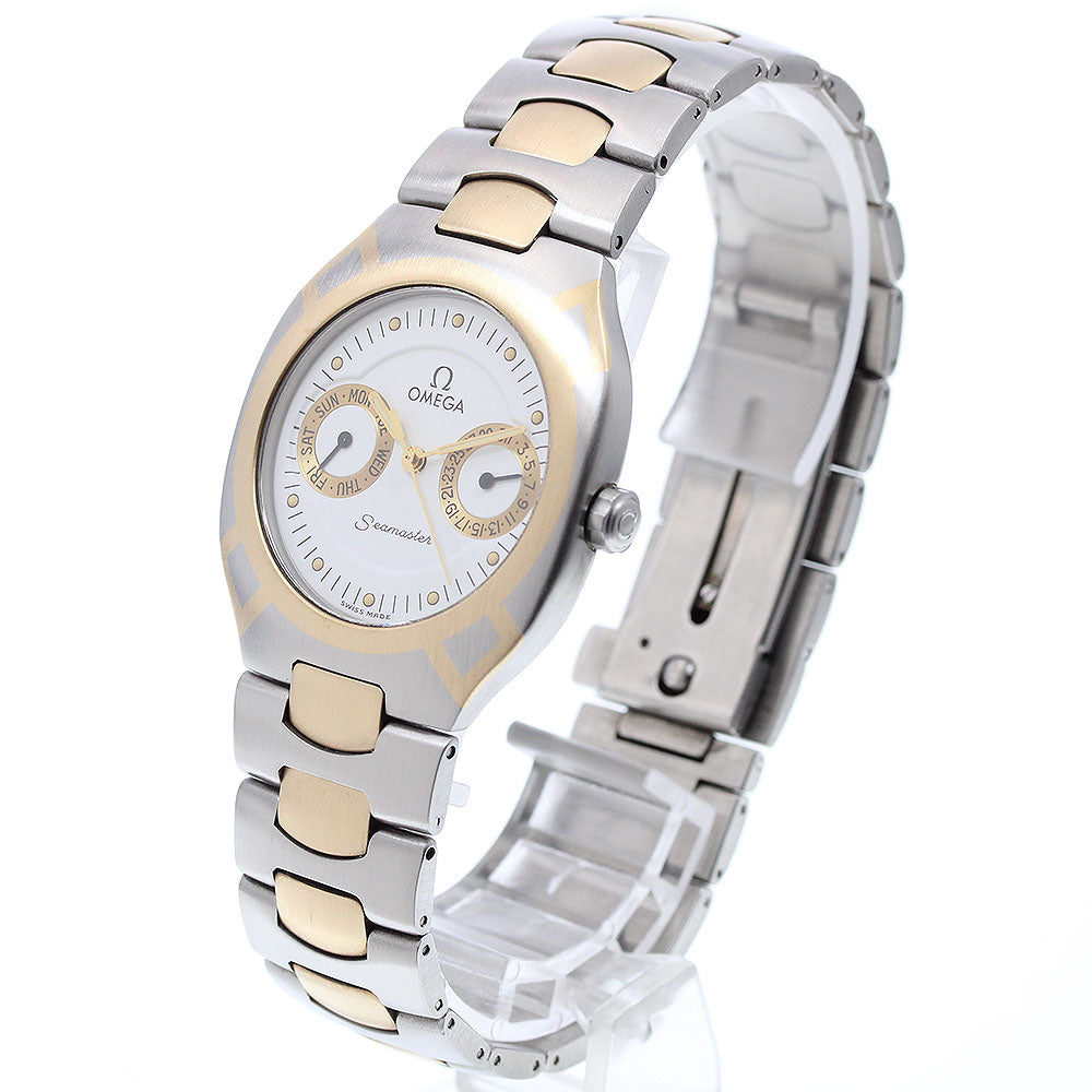 OMEGA Seamaster Polaris Day date white Dial Quartz Men's Watch_914794