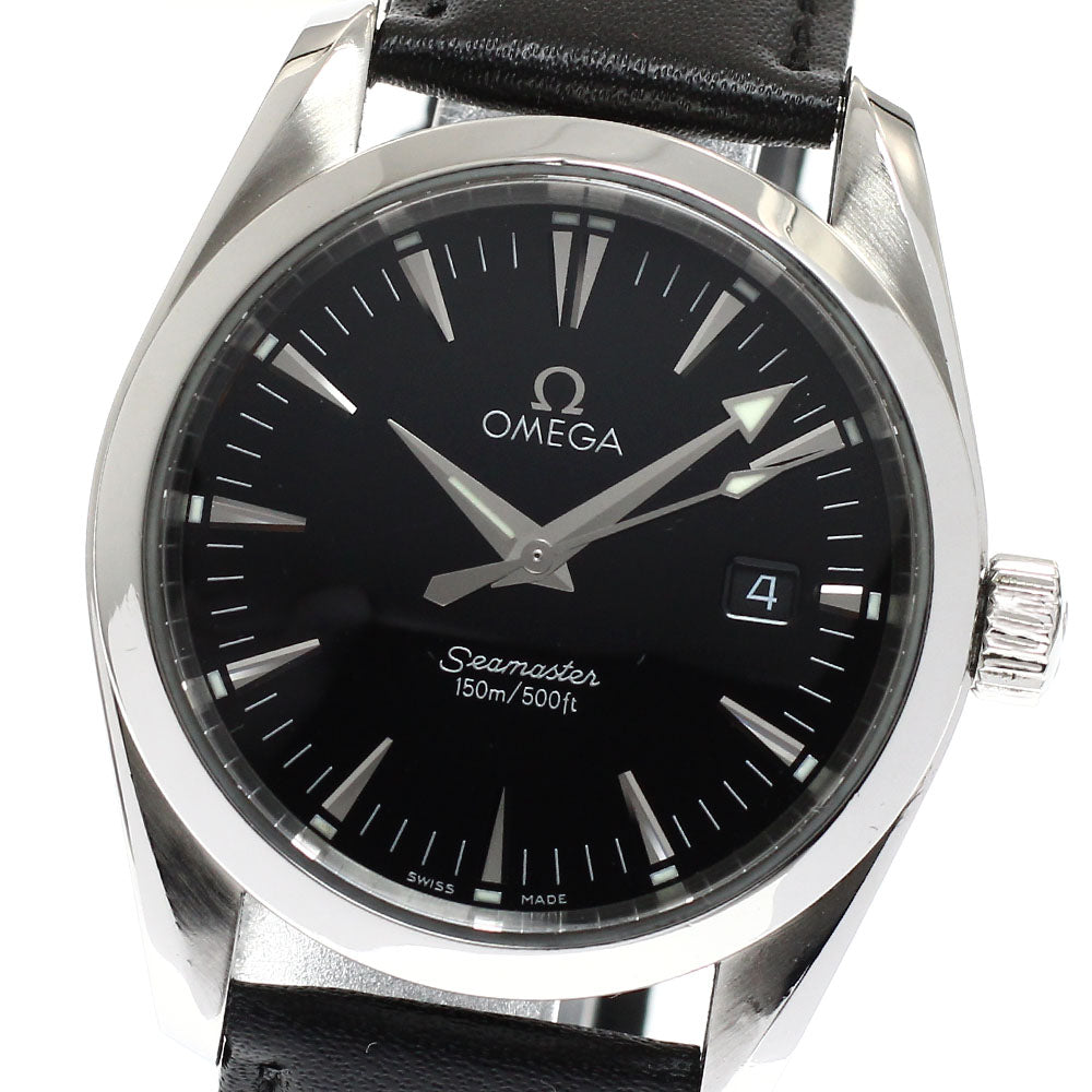 OMEGA Seamaster Aqua Terra 2518.50 Date black Dial Quartz Boy's Watch_914818