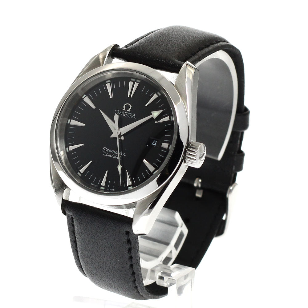 OMEGA Seamaster Aqua Terra 2518.50 Date black Dial Quartz Boy's Watch_914818