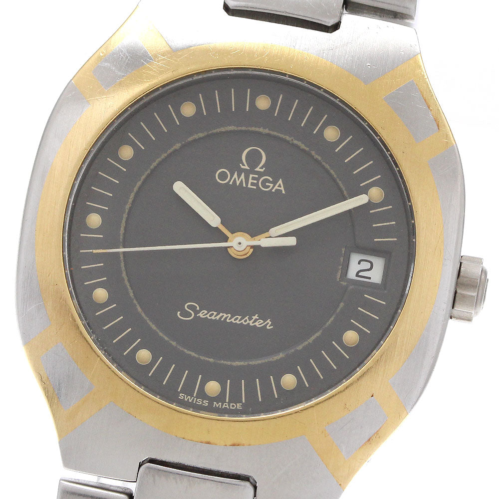 OMEGA Seamaster Polaris Date Gray Dial Quartz Men's Watch_914826