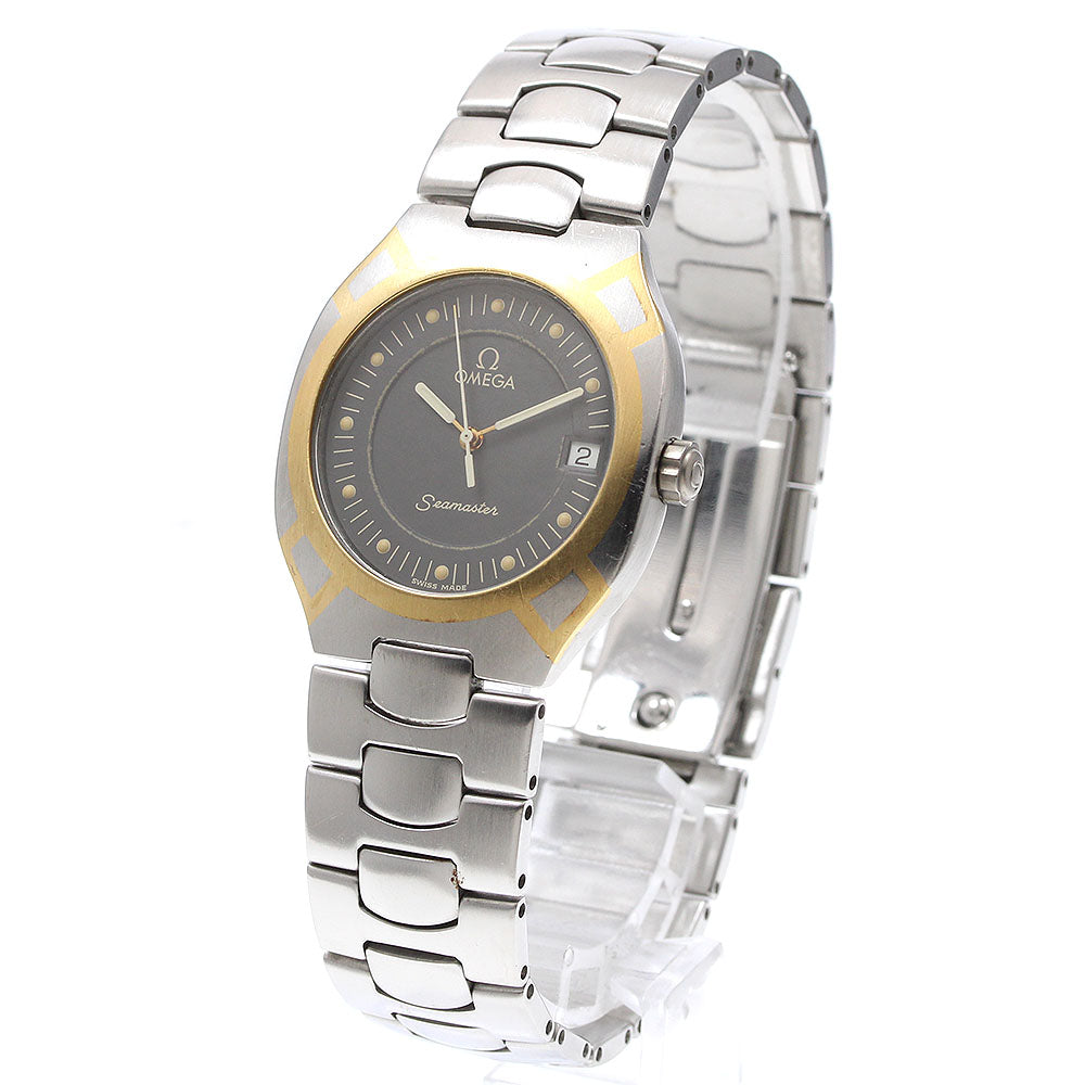 OMEGA Seamaster Polaris Date Gray Dial Quartz Men's Watch_914826