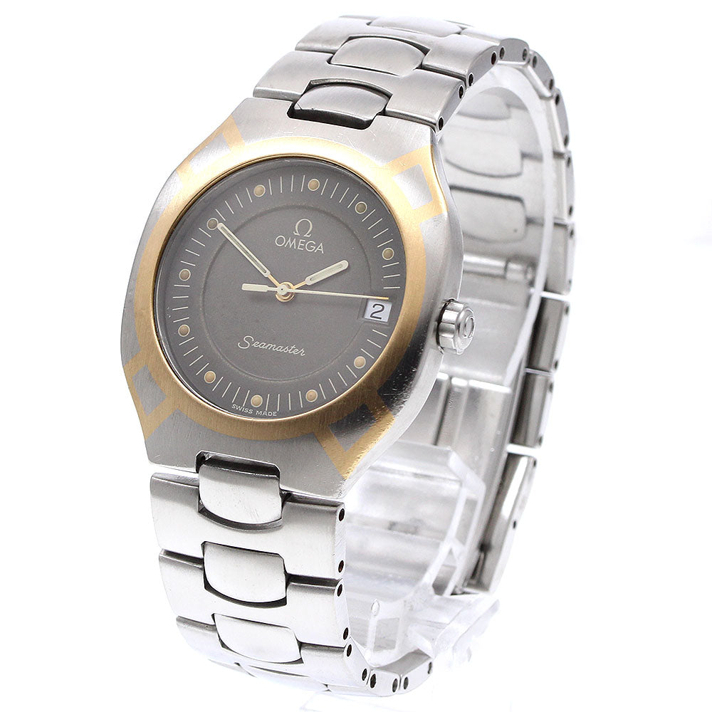 OMEGA Seamaster Polaris Date gray Dial Quartz Men's Watch_914827