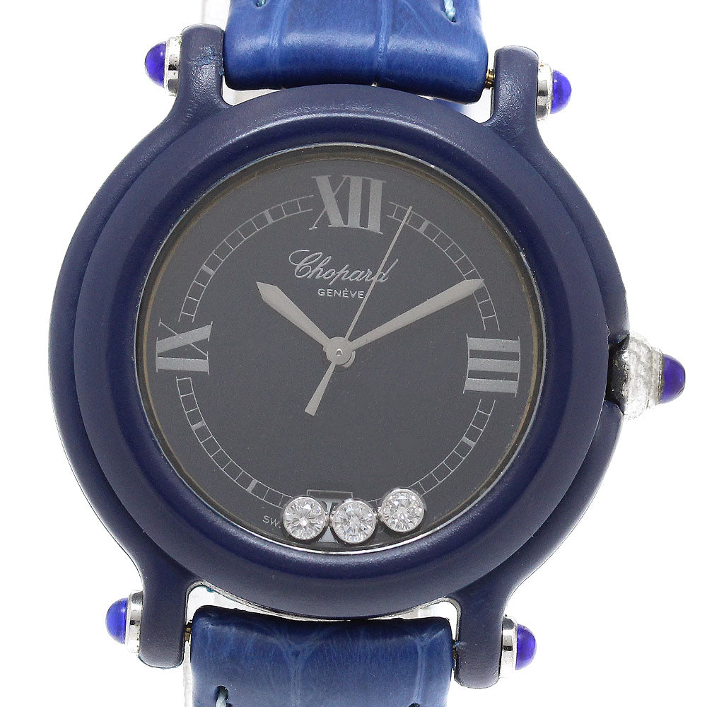 Chopard Be happy 27/7779 3P diamond black Dial Quartz Ladies Watch_914862