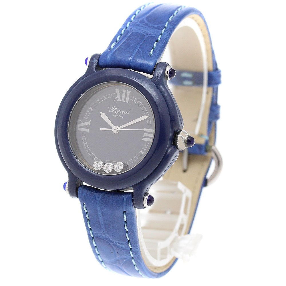 Chopard Be happy 27/7779 3P diamond black Dial Quartz Ladies Watch_914862