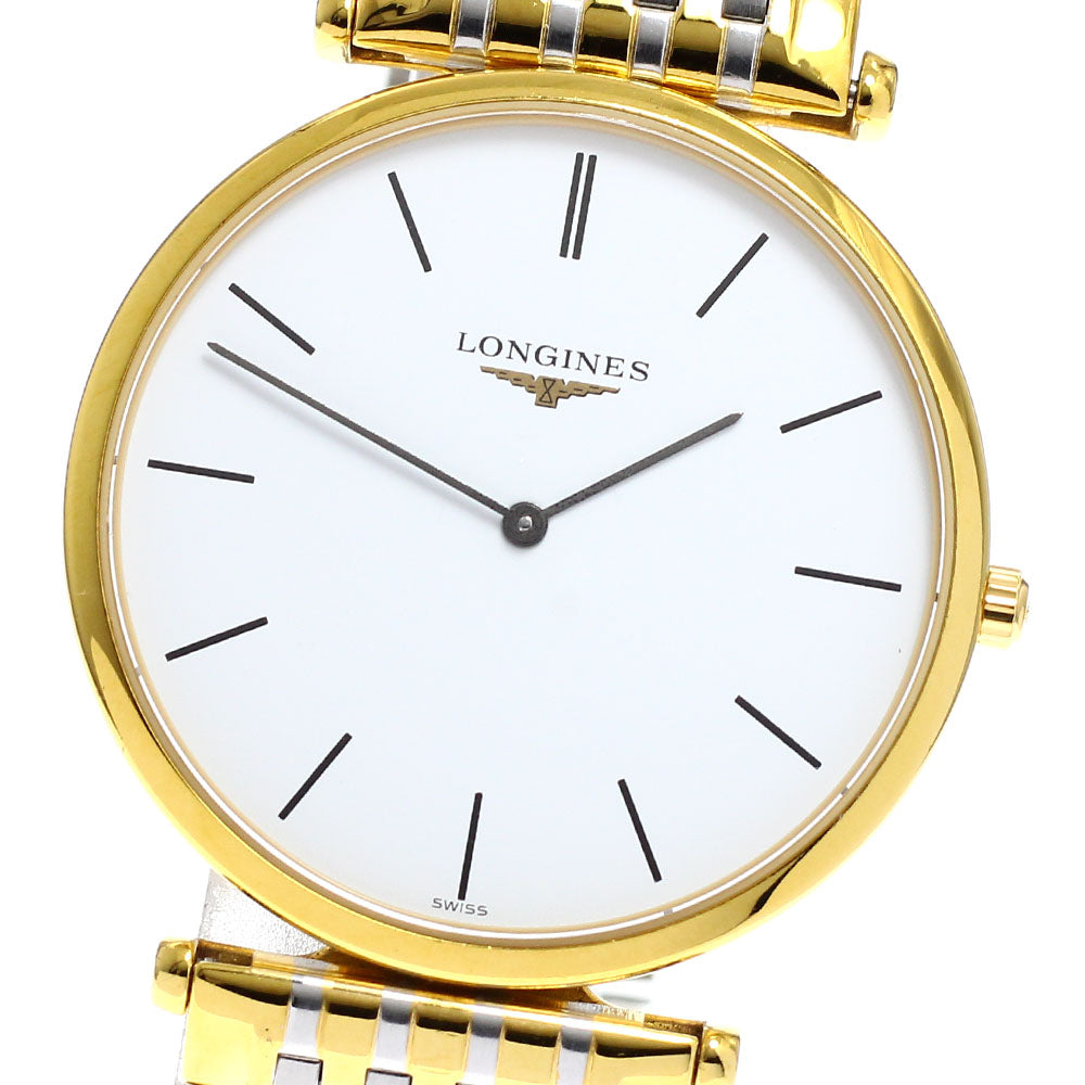 LONGINES Grand classic L4.709.2 white Dial Quartz Men's Watch_914870