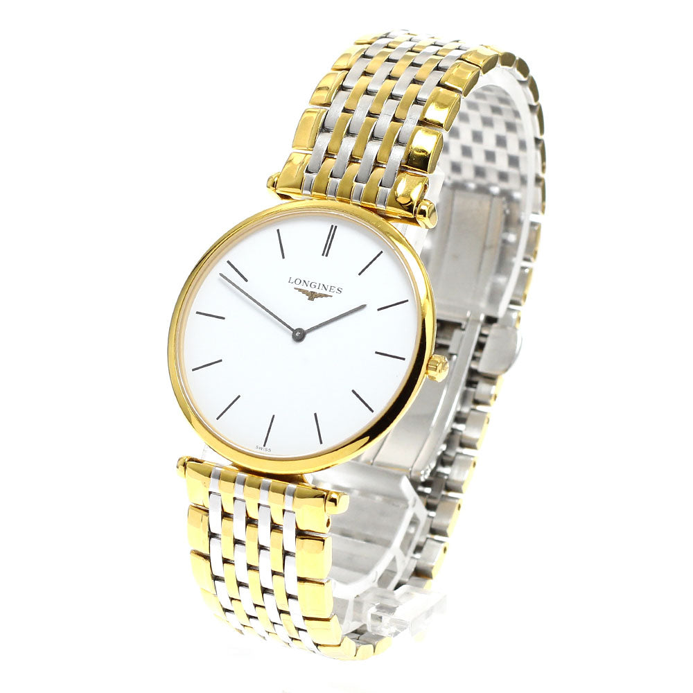 LONGINES Grand classic L4.709.2 white Dial Quartz Men's Watch_914870