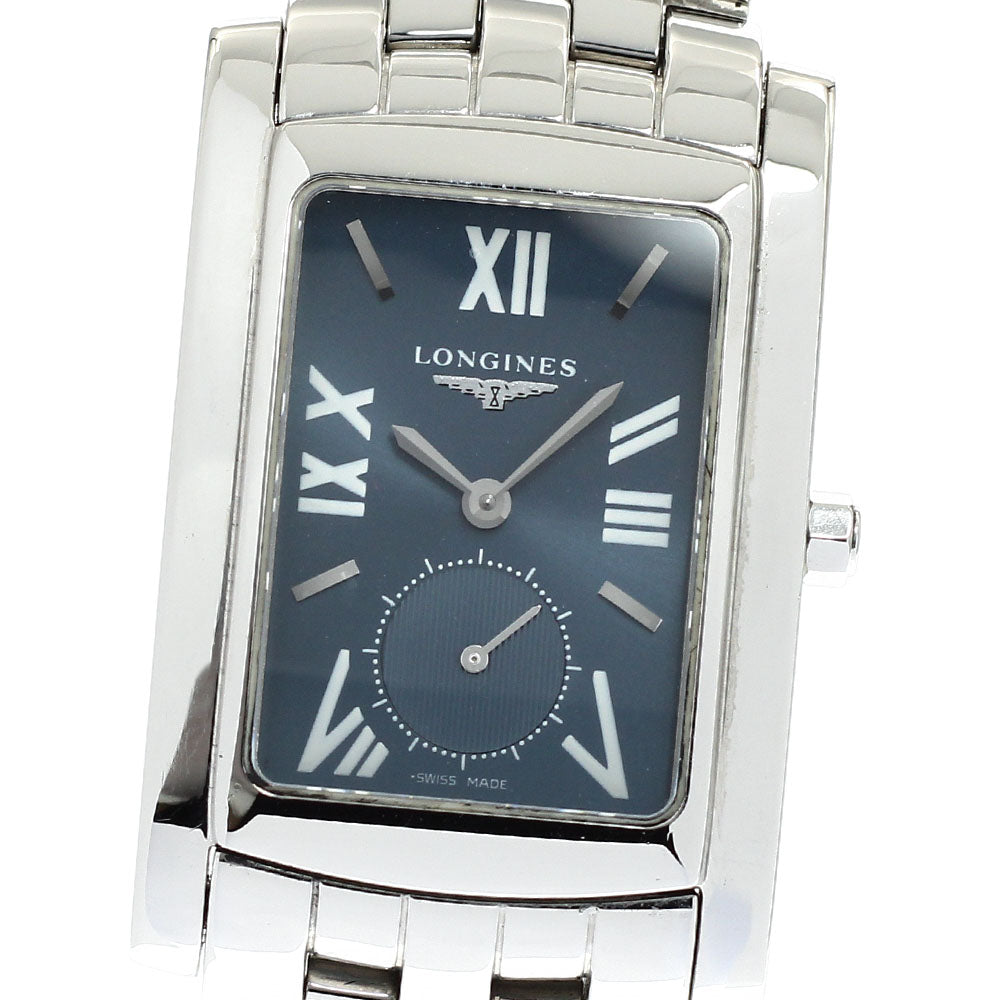 LONGINES Dolcevita L5.655.4 Small seconds blue Dial Quartz Men's Watch_914872