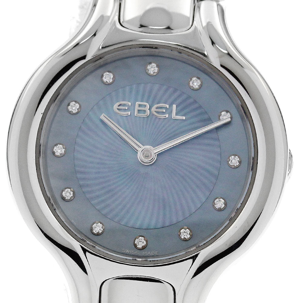 EBEL Beluga Mini E9003411 Blue shell Dial Quartz Ladies Watch_914877